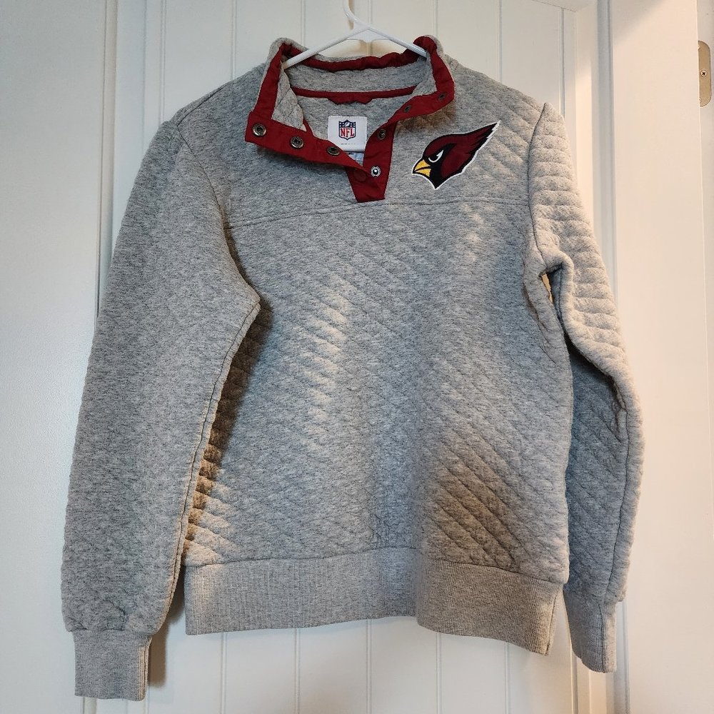NFL AZ Cardinals Women's Quilted Sweatshirt
